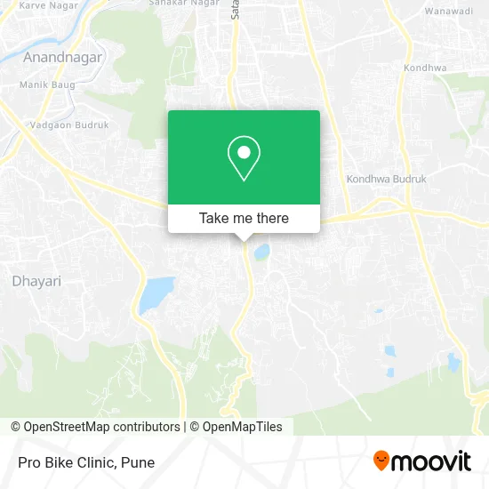 Pro Bike Clinic map
