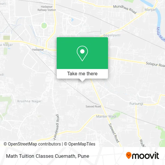 Math Tuition Classes Cuemath map