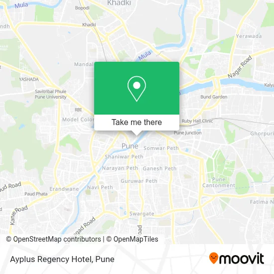 Ayplus Regency Hotel map