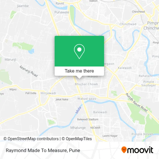 Raymond Made To Measure map