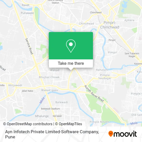 Ayn Infotech Private Limited-Software Company map