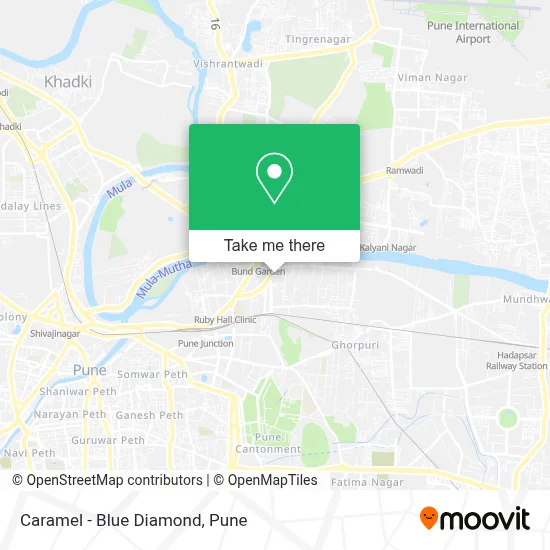 Caramel - Blue Diamond map