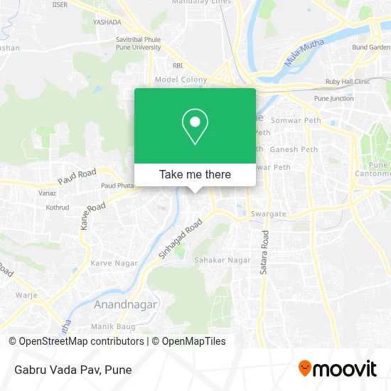 Gabru Vada Pav map