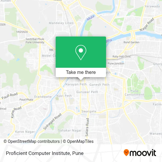 Proficient Computer Institute map