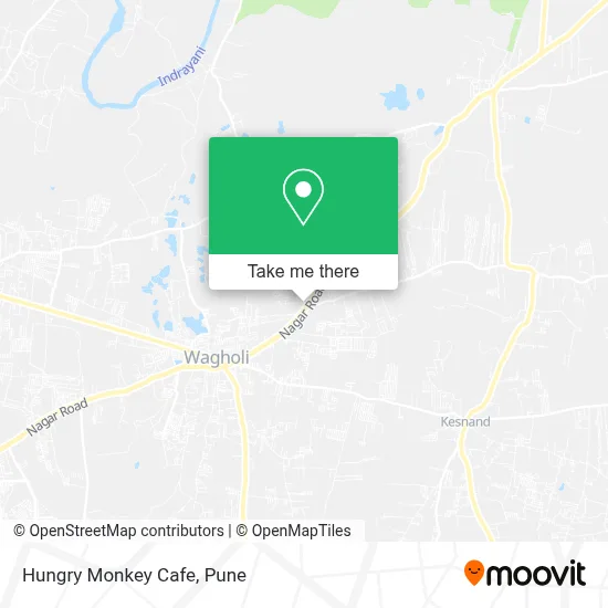 Hungry Monkey Cafe map