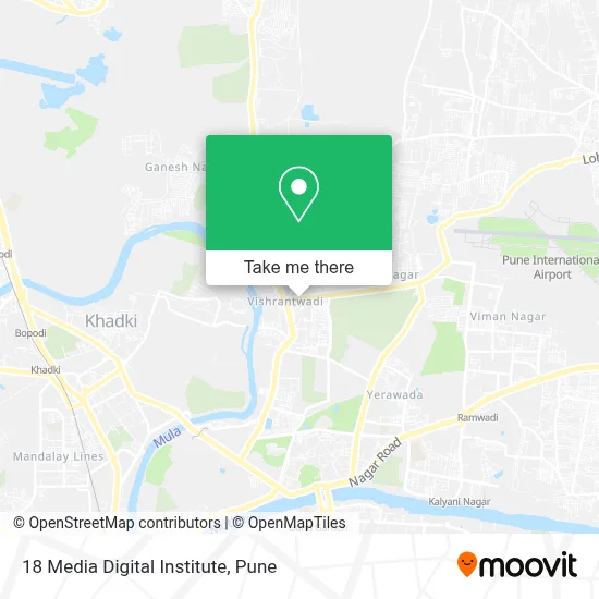 18 Media Digital Institute map