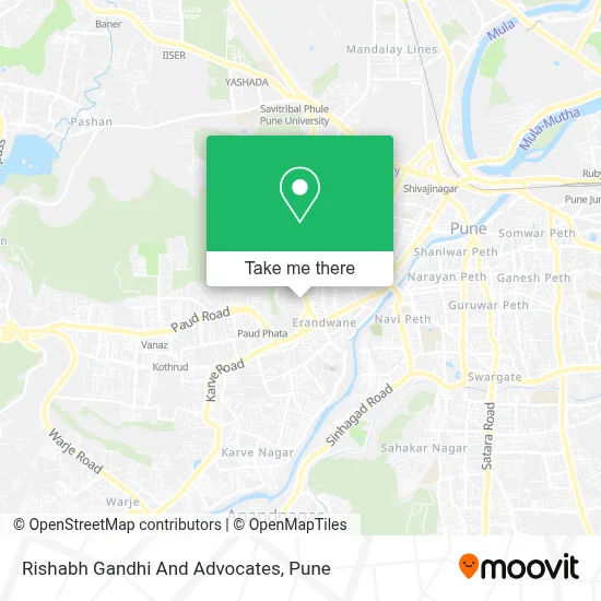 Rishabh Gandhi And Advocates map