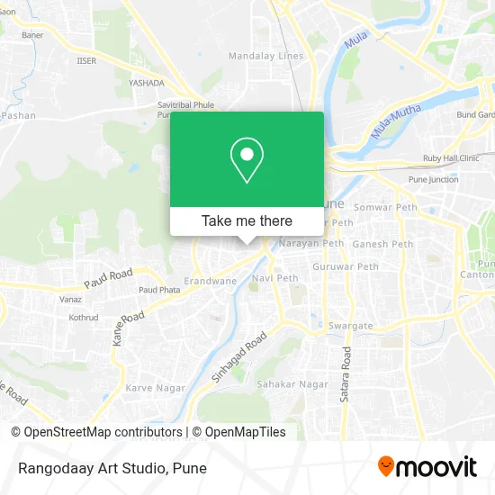 Rangodaay Art Studio map