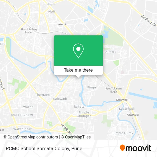 PCMC School Somata Colony map