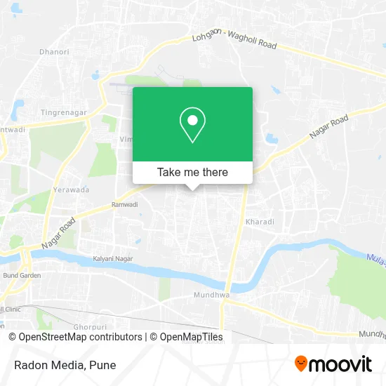 Radon Media map