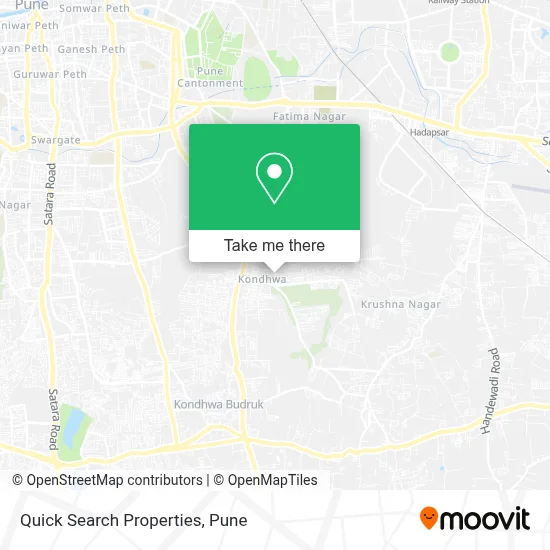 Quick Search Properties map