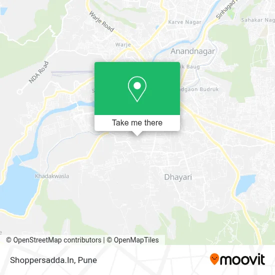 Shoppersadda.In map