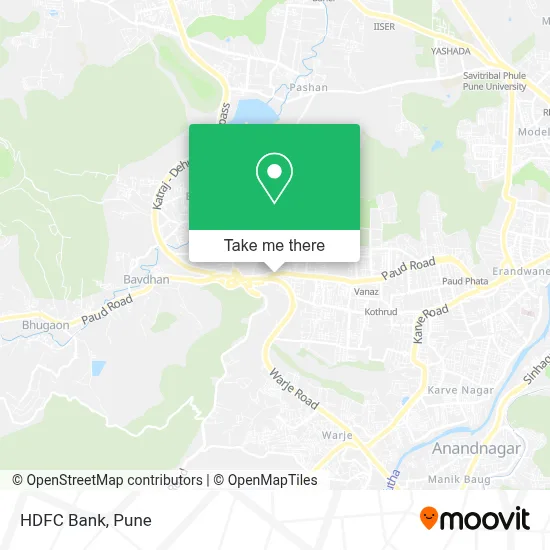 HDFC Bank map