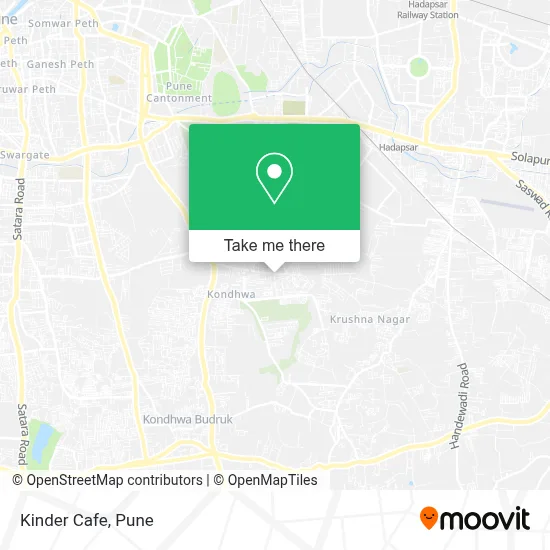 Kinder Cafe map