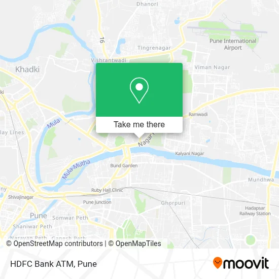 HDFC Bank Atm map