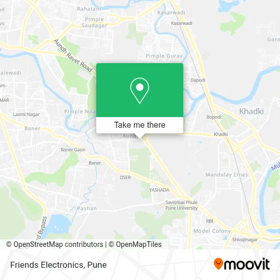 Friends Electronics map