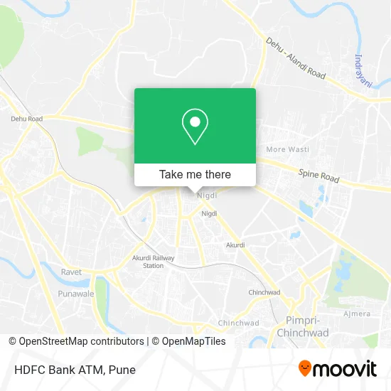 HDFC Bank Atm map