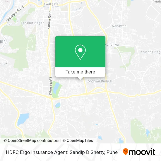 HDFC Ergo Insurance Agent: Sandip D Shetty map