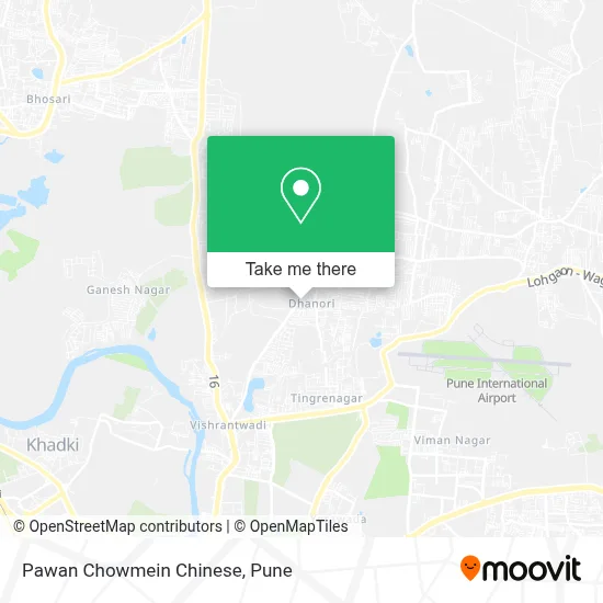 Pawan Chowmein Chinese map