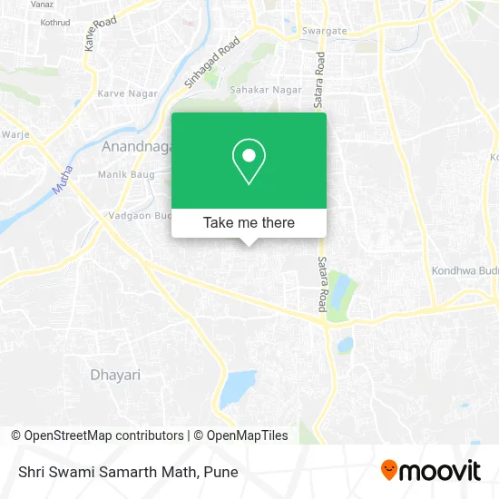 Shri Swami Samarth Math map
