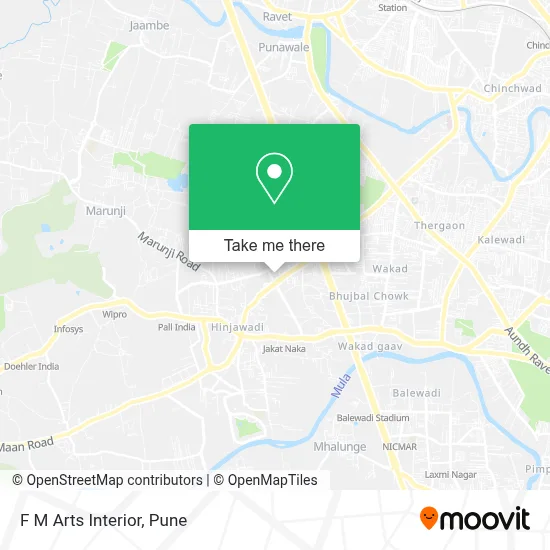 F M Arts Interior map