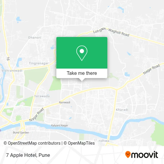 7 Apple Hotel map