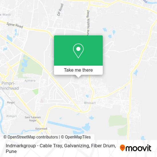 Indmarkgroup - Cable Tray, Galvanizing, Fiber Drum map