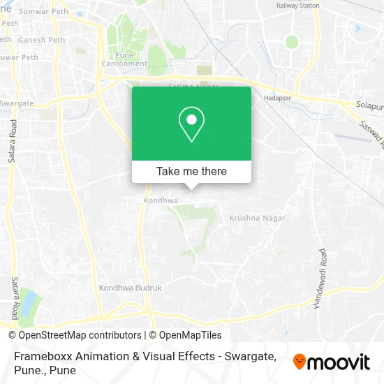 Frameboxx Animation & Visual Effects - Swargate, Pune. map