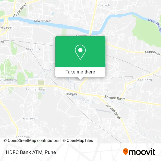 HDFC Bank Atm map