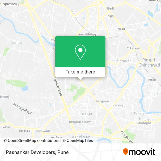 Pashankar Developers map