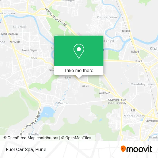 Fuel Car Spa map
