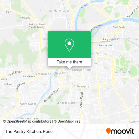 The Pastry Kitchen map