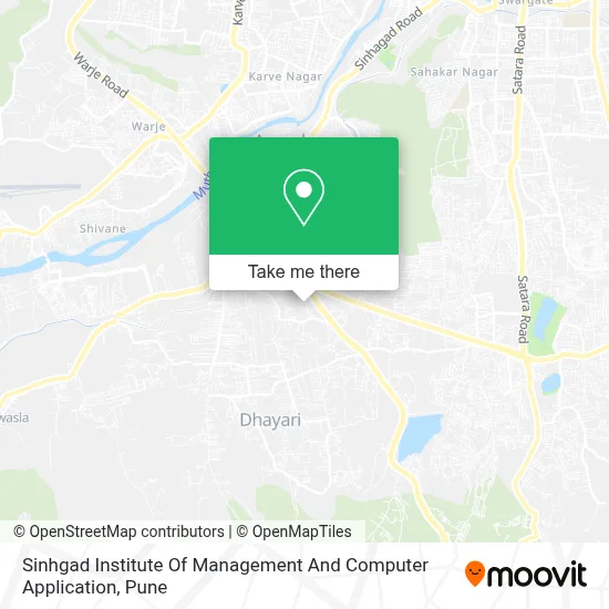 Sinhgad Institute Of Management And Computer Application map