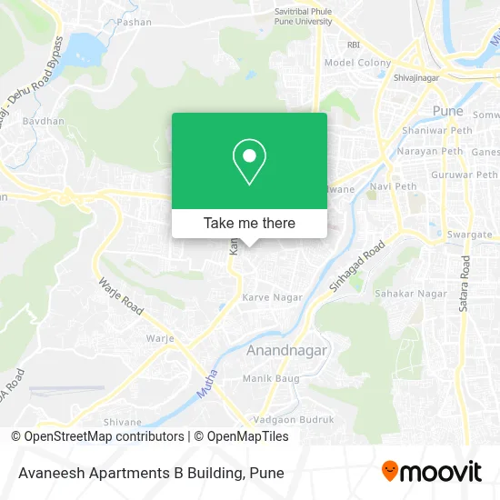 Avaneesh Apartments B Building map