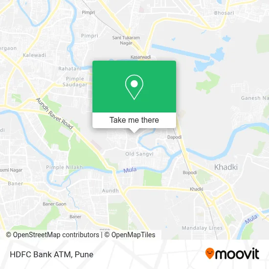 HDFC Bank Atm map