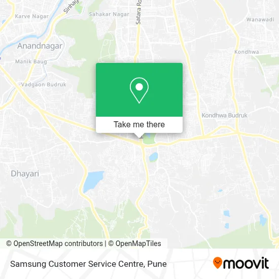 Samsung Customer Service Centre map