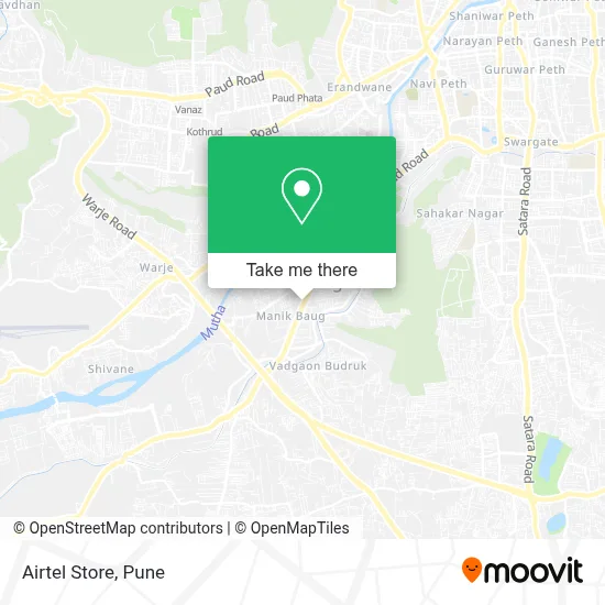 Airtel Store map