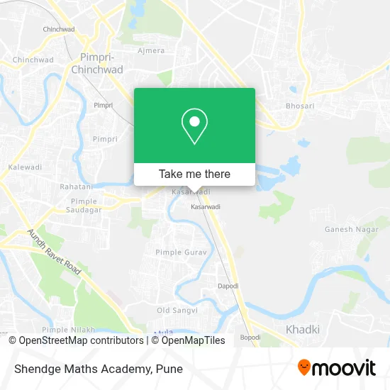 Shendge Maths Academy map