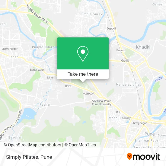 Simply Pilates map