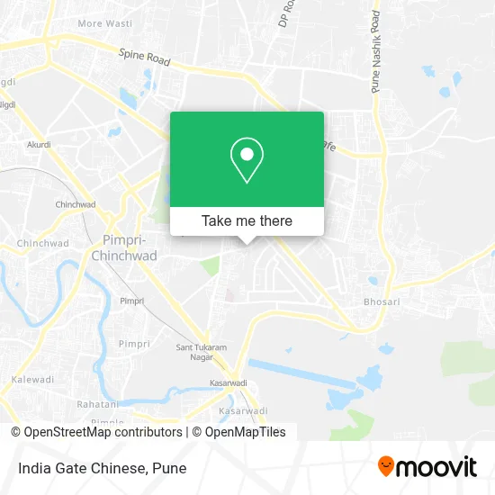 India Gate Chinese map