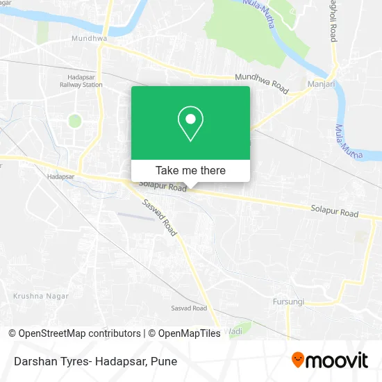 Darshan Tyres- Hadapsar map