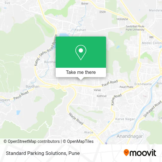 Standard Parking Solutions map