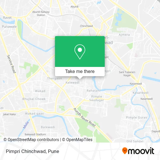 Pimpri Chinchwad map