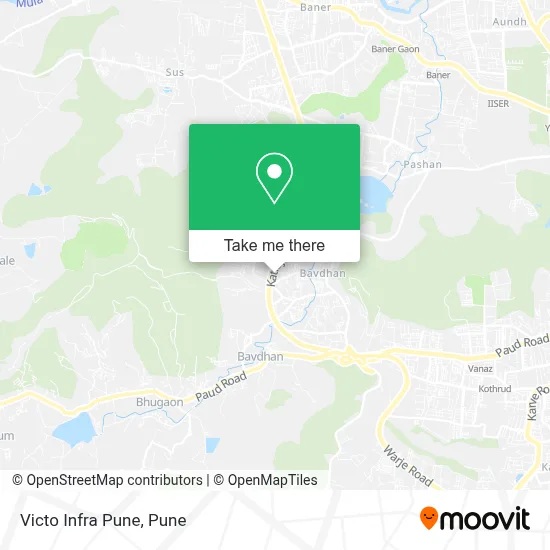 Victo Infra Pune map