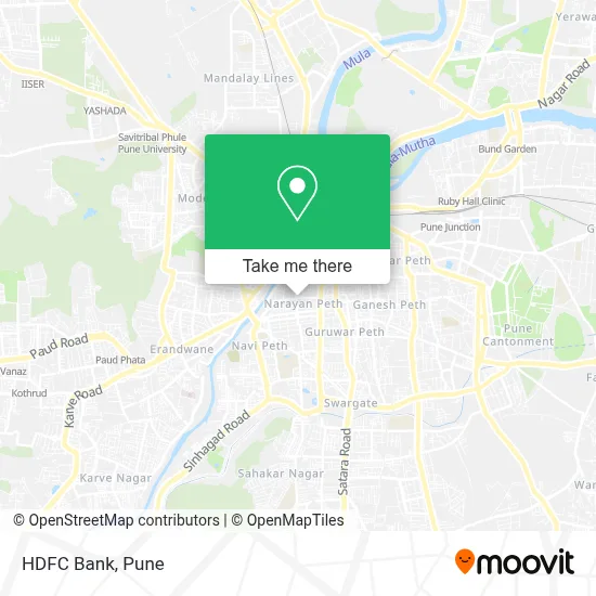 HDFC Bank map