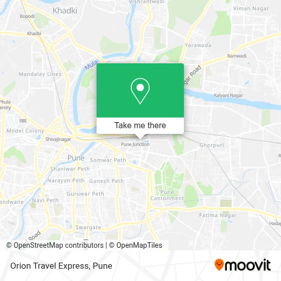 Orion Travel Express map