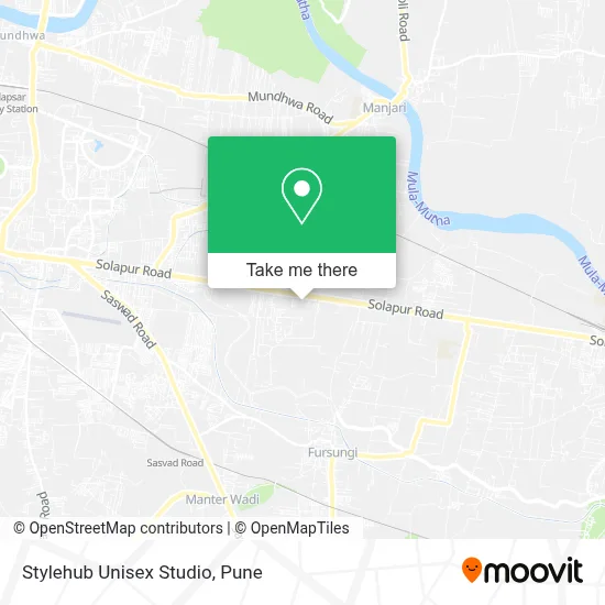 Stylehub Unisex Studio map