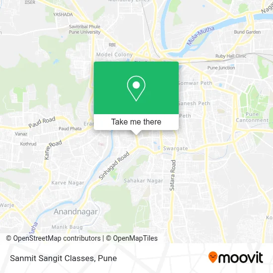 Sanmit Sangit Classes map