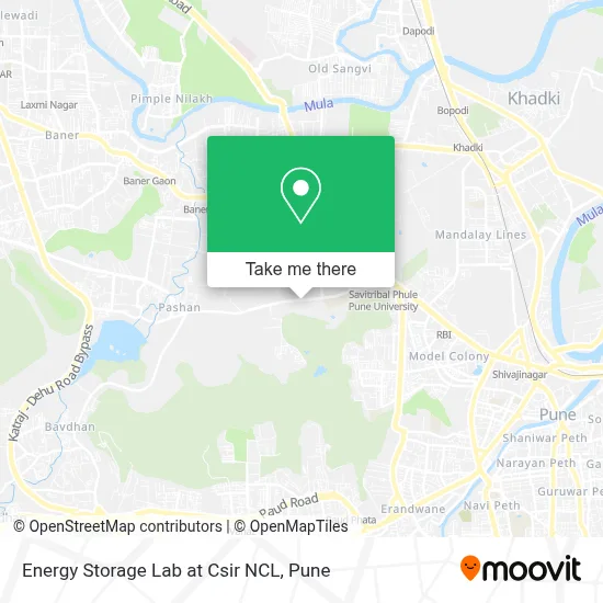 Energy Storage Lab at Csir NCL map