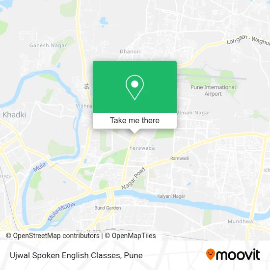 Ujwal Spoken English Classes map